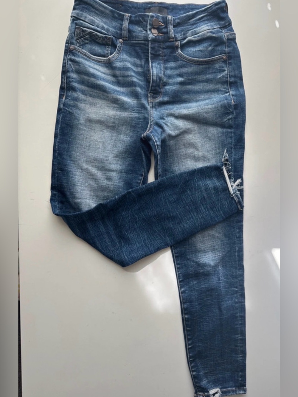Buckle Black Fit No. 35 Ankle Skinny Jeans 28x27 Dark Wash